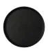 Bandejas Servicio de Mesa Bandeja Roltex Blackline redonda 310(Ø)mm antideslizante negra  DA770