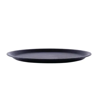 Bandejas Servicio de Mesa Bandeja Roltex Blackline redonda 310(Ø)mm antideslizante negra  DA770 Bandejas Servicio de Mesa Bandeja Roltex Blackline redonda 310(Ø)mm antideslizante negra  DA770