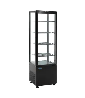 Vitrina de 4 caras Refrigerada Negra 235 litros DP289