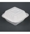 Envase compostable de bagazo para hamburguesa (Caja 500)