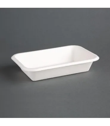 Envases Alimentarios Bandeja compostable de bagazo (Caja 50) Fiesta Green DW347