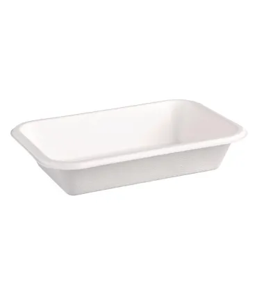 Envases Alimentarios Bandeja compostable de bagazo (Caja 50) Fiesta Green DW347