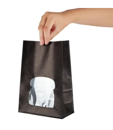 Bolsas Bolsa de papel reciclable con ventanilla para sandwich Colpac ( caja 250)  FA381