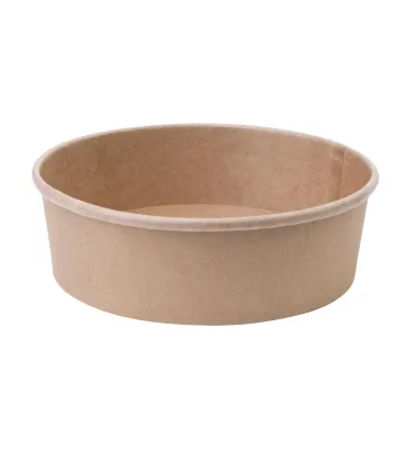 Envases Alimentarios Bol Compostable en Papel Kraft (Caja 300) Fiesta Green FB196