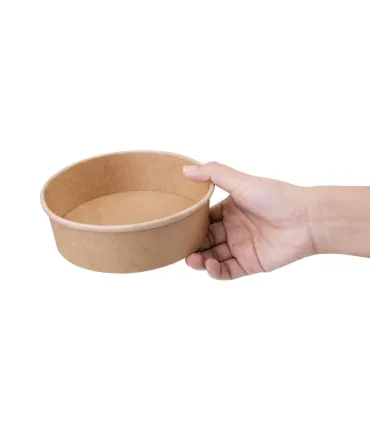 Envases Alimentarios Bol Compostable en Papel Kraft (Caja 300) Fiesta Green FB196