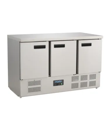 Mesas Frías Fondo 700mm Mesa Fría Mostrador de 3 puertas Polar G622 Polar G622