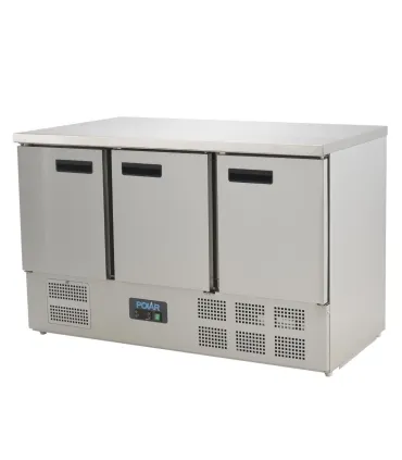 Mesas Frías Fondo 700mm Mesa Fría Mostrador de 3 puertas Polar G622 Polar G622