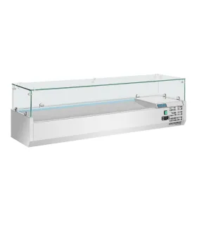 Vitrina refrigerada para ingredientes 5 GN 1/3 + 1 GN 1/2 Polar GD876