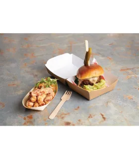 Envase Papel Compostable para Hamburguesas (Caja 250)