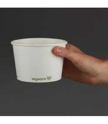 Envases Alimentarios Tarrina de Papel PLA Biodegradable Vegware (Caja 500) Vegware GF047 Envases Alimentarios Tarrina de Papel PLA Biodegradable Vegware (Caja 500) Vegware GF047