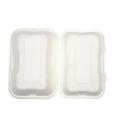 Envases Alimentarios Envase compostable tapa abatible Vegware 228mm (Caja 200) Vegware GH026