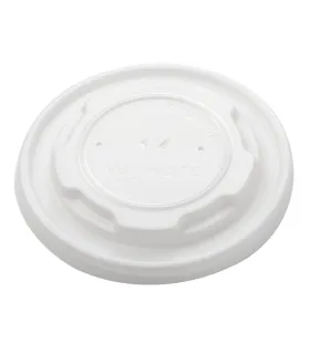 Tapas planas compostables Vegware para tarrina 90mm diámetro (Caja ...