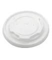 Tapas planas compostables Vegware para tarrina 90mm diámetro  (Caja 1000)