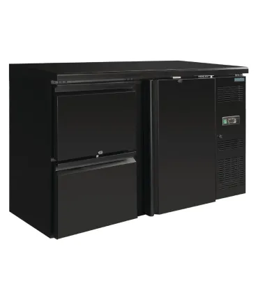 Botelleros Botellero refrigerado negro con 1 puerta y 2 cajones Polar GL186 Polar GL186