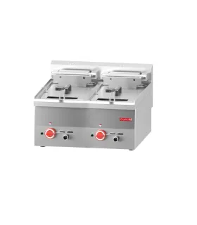 Freidora eléctrica de sobremesa Gastro M 10 + 10 litros serie 600