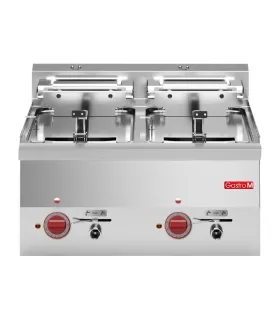 Freidora eléctrica de sobremesa Gastro M 10 + 10 litros serie 600