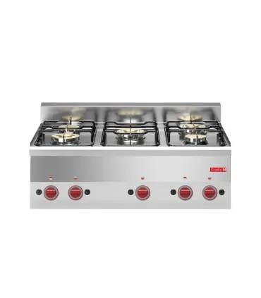 Cocinas a Gas Cocina de sobremesa a gas de 5 fuegos Gastro M GN016 Gastro-M GN016