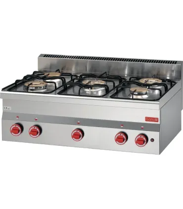 Cocinas a Gas Cocina de sobremesa a gas de 5 fuegos Gastro M GN016 Gastro-M GN016