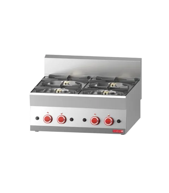 Cocina a gas de sobremesa de 4 fuegos Gastro M GN055