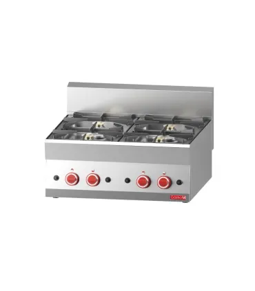 Cocinas a Gas Cocina a gas de sobremesa de 4 fuegos Gastro M GN055 Gastro-M GN055