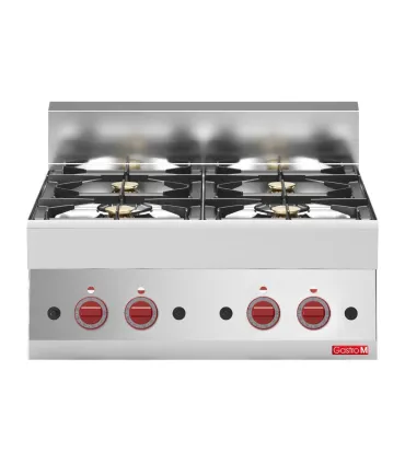 Cocinas a Gas Cocina a gas de sobremesa de 4 fuegos Gastro M GN055 Gastro-M GN055