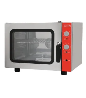 Horno convección de 4 niveles GN 2/3 con humidificador Gastro M GR201