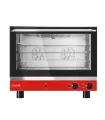 Horno monofásico de 4 niveles de 600x400mm con humidificador Gastro M