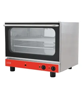 Horno monofásico de 4 niveles de 600x400mm con humidificador Gastro M
