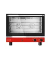 Horno eléctrico de 4 niveles de 600x400mm con humidificador Gastro M GR203