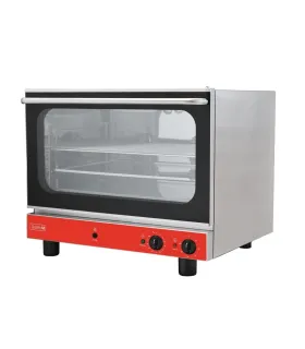 Horno eléctrico de 4 niveles de 600x400mm con humidificador Gastro ...