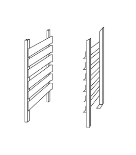 Kit de 6 Guías de 60x40 a GN 1/1 para el horno Gastro M GR205