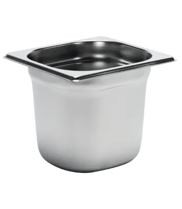 Cubetas GN Cubeta inox GN 1/6 150mm Vogue Vogue GR704