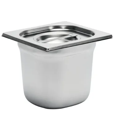 Cubetas GN Cubeta inox GN 1/6 150mm Vogue Vogue GR704