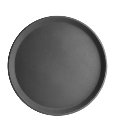 Bandejas Servicio de Mesa Bandeja redonda antideslizante 356mm Kristallon Kristallon J846 Bandejas Servicio de Mesa Bandeja redonda antideslizante 356mm Kristallon Kristallon J846
