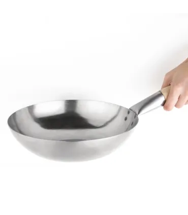 Woks Wok acero templado 254mm Vogue Vogue K295