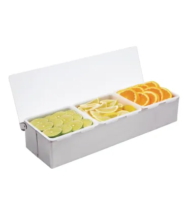 Artículos de Bar Dispensadores de condimentos 3 compartimentos  K490 Artículos de Bar Dispensadores de condimentos 3 compartimentos  K490