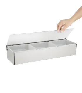 Dispensadores de condimentos 3 compartimentos