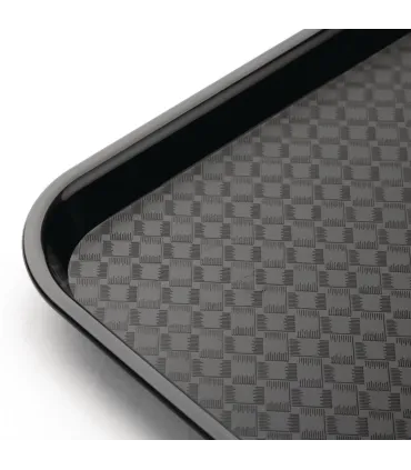 Bandejas Autoservicio Bandeja Fast Food negra 350 x 450mm Kristallon Kristallon P507