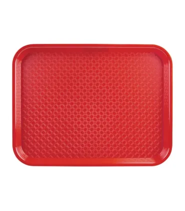 Bandejas Autoservicio Bandeja Fast Food roja 350 x 450mm Kristallon Kristallon P510 Bandejas Autoservicio Bandeja Fast Food roja 350 x 450mm Kristallon Kristallon P510