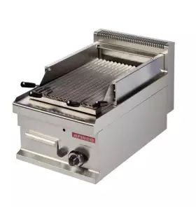 Barbacoa a gas piedra volcánica sobremesa 6kw 400x700x290h mm GGL711S