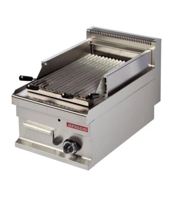 Barbacoas Barbacoa a gas piedra volcánica sobremesa 6kw 400x700x290h mm GGL711S Arisco GGL711S