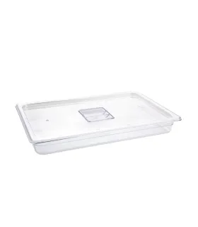 Contenedor GN1/1 policarbonato transparente 100mm Vogue U224