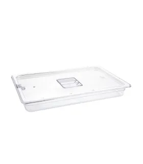 Contenedor GN1/1 policarbonato transparente 100mm Vogue U224