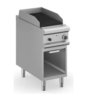 Barbacoa a gas 40 cm piedra volcánica con mueble MPLG94A Magistra P...