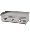 Plancha a gas en acero rectificado 15 mm 81 cms de ancho 80PGR