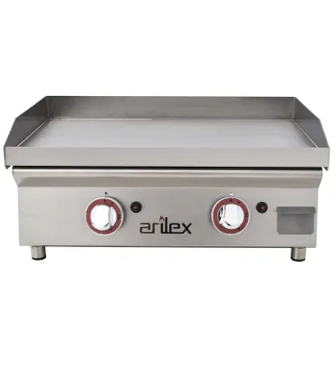 Planchas a Gas Plancha a gas en acero rectificado 15 mm 60 cms de largo 60PGR Arilex 60PGR