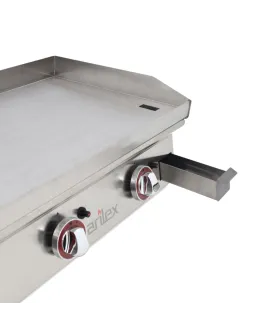 Plancha a gas en acero rectificado 15 mm 60 cms de largo 60PGR