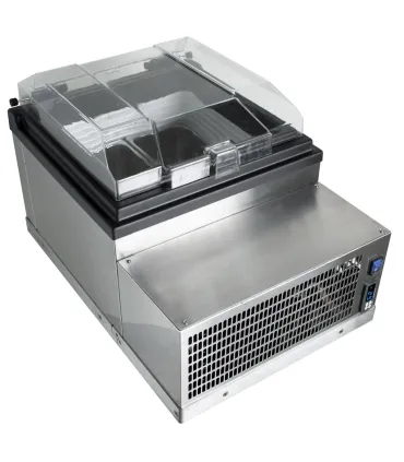 Vitrinas de Helados Expositor de helados para encastrar en mostrador V410V FS Importación V410V FS