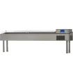 Vitrina alta de sobremesa para ingredientes refrigerada 1320x340x600h con tapa flexiglas mm Ozti