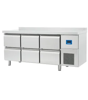 Mesa para Congelados con 6 cajones 1780x700x850h mm Ozti